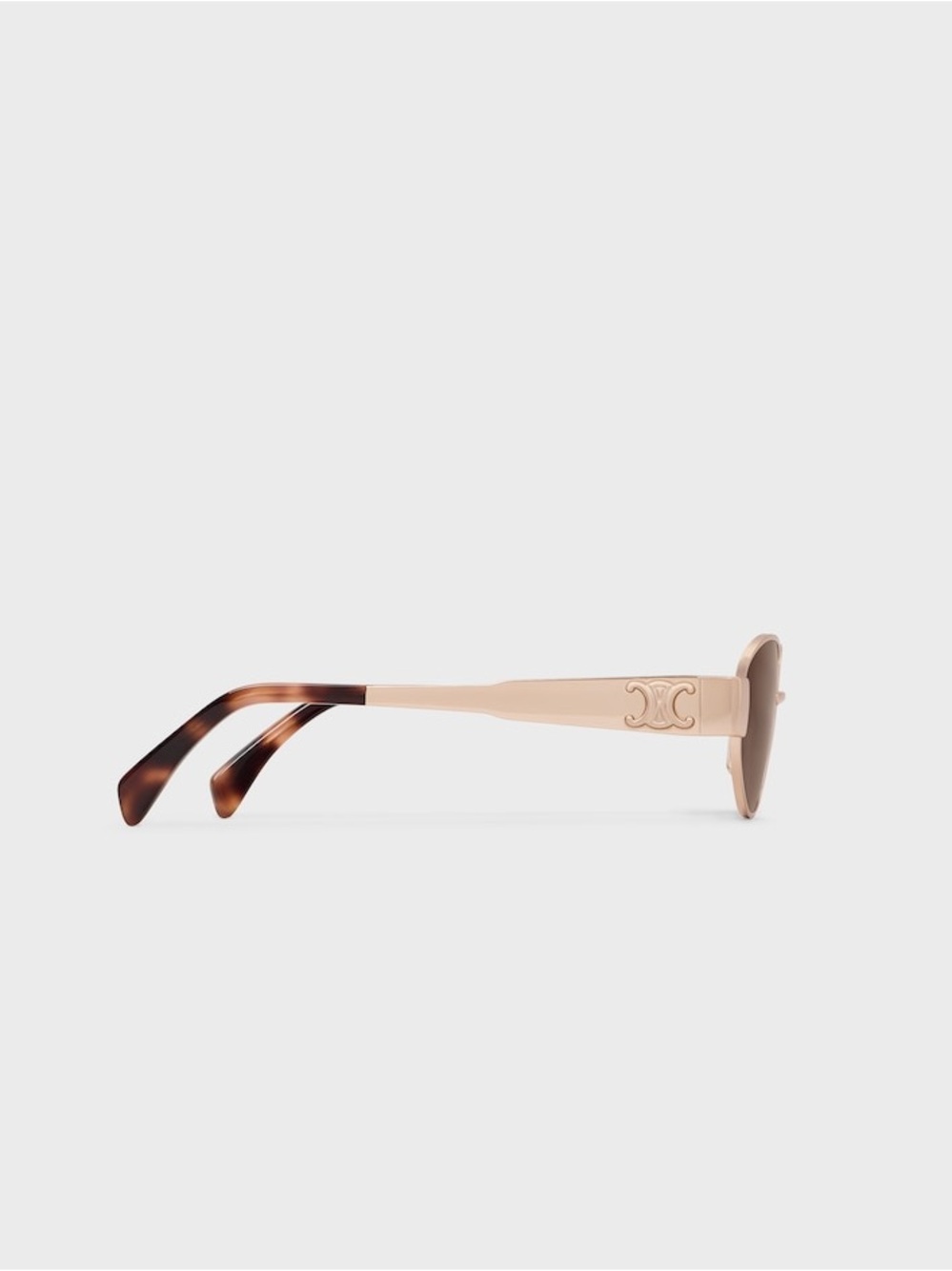Celine Triomphe Metal 01 Sunglasses In Metal - Picture 3 of 5